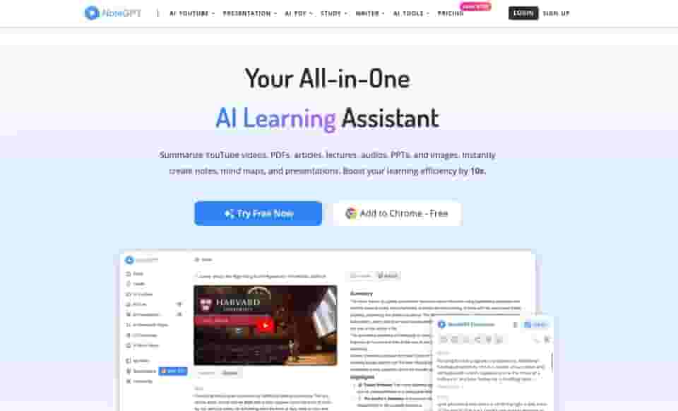 NoteGPT_screenshot