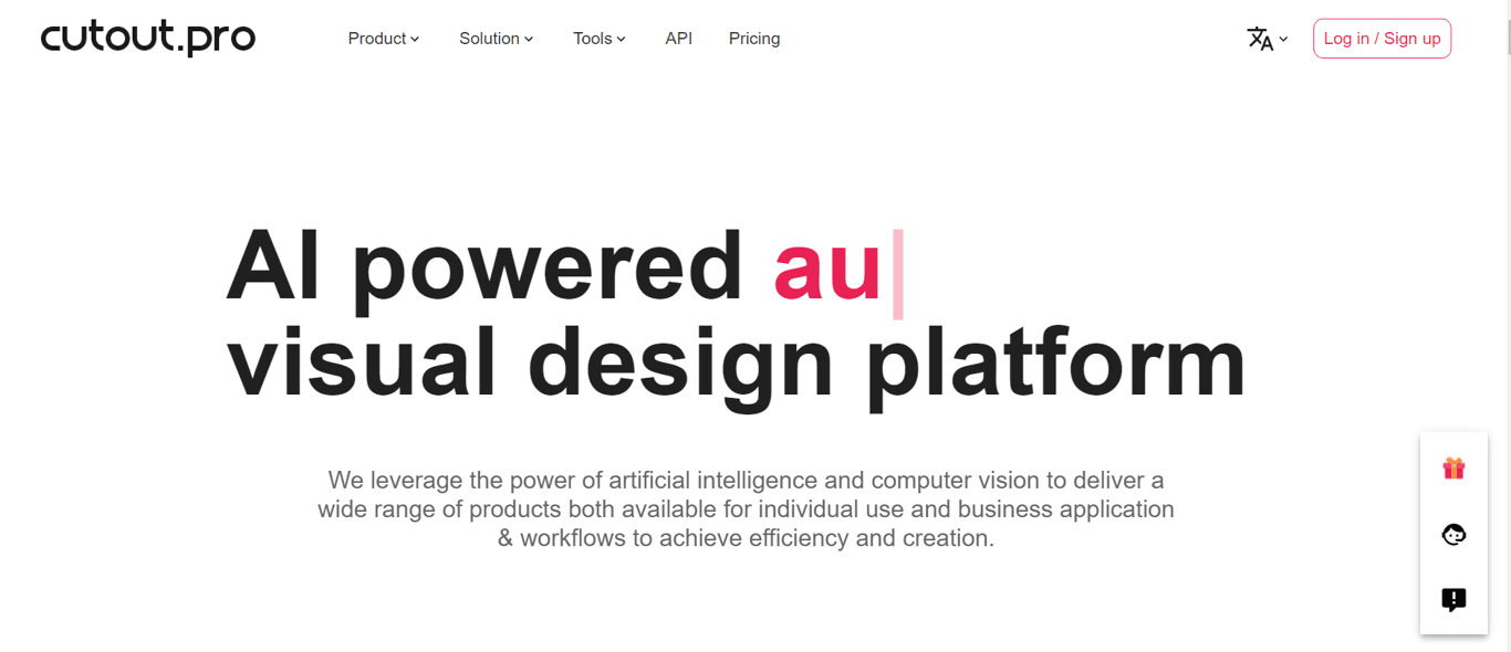 cutout.pro screenshot