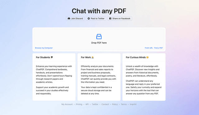 Chat PDF screenshot 1