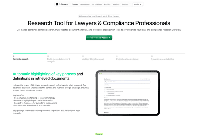 Cofinace screenshot 1