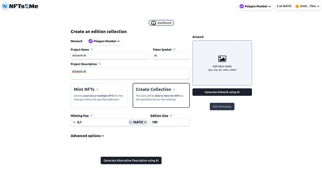 NFTs2Me screenshot 1
