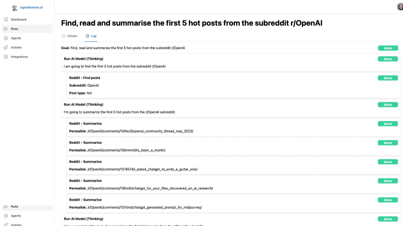 AgentRunner.ai screenshot