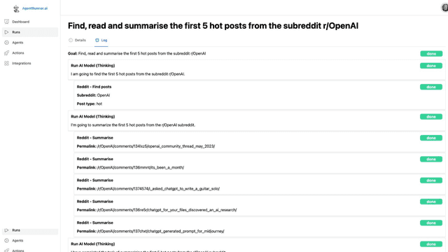 AgentRunner.ai screenshot 1