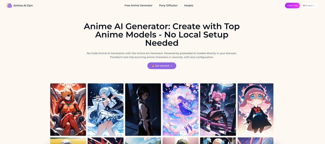 Anime AI Generator screenshot