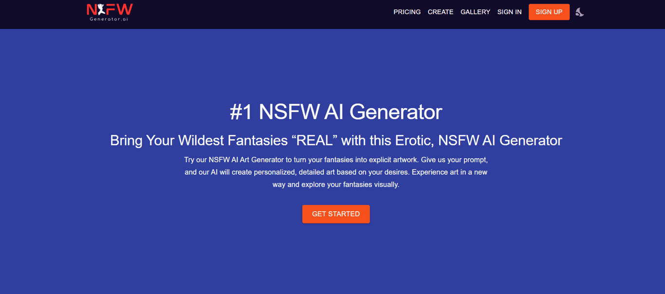 Nsfwartgenerator AI screenshot