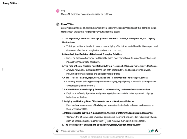 Essay Writer screenshot 1