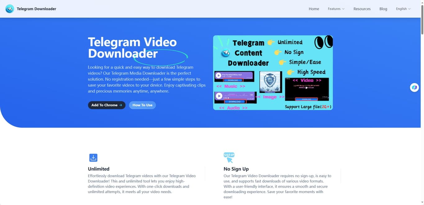 Telegram Video Downloader screenshot