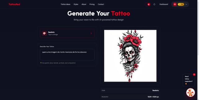 TattooRed screenshot 1
