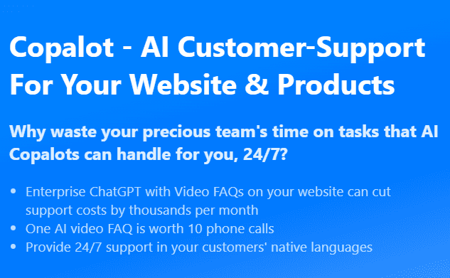Copalot.com screenshot