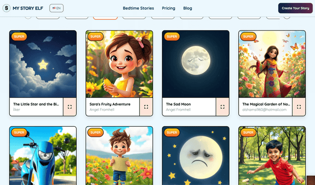 MyStoryElf screenshot 1