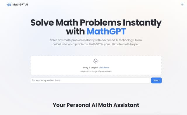 MathGPT screenshot 1