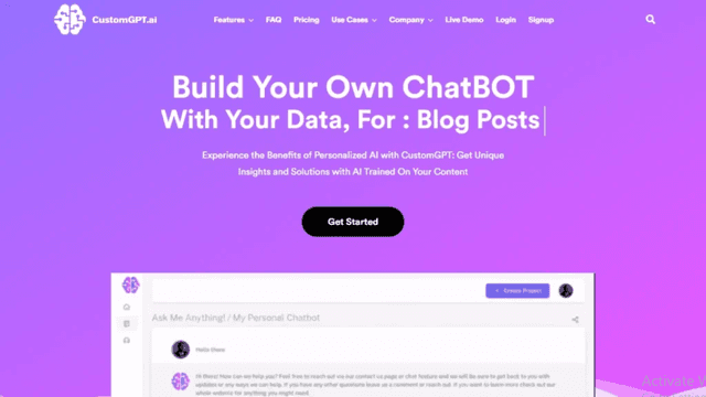 CustomGPT screenshot 1