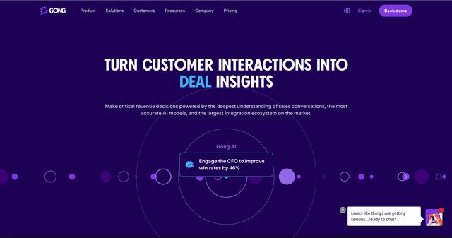 Gong.io screenshot 1