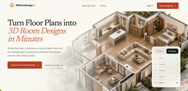 3D Room Design AI screenshot 1