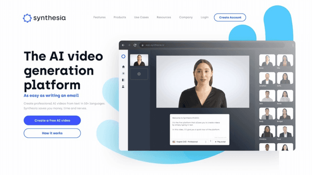 Synthesia screenshot 1
