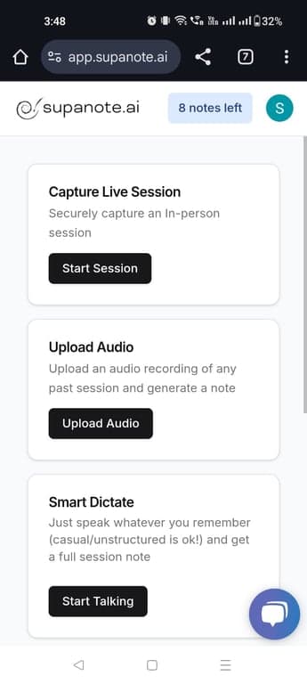 Supanote screenshot 1