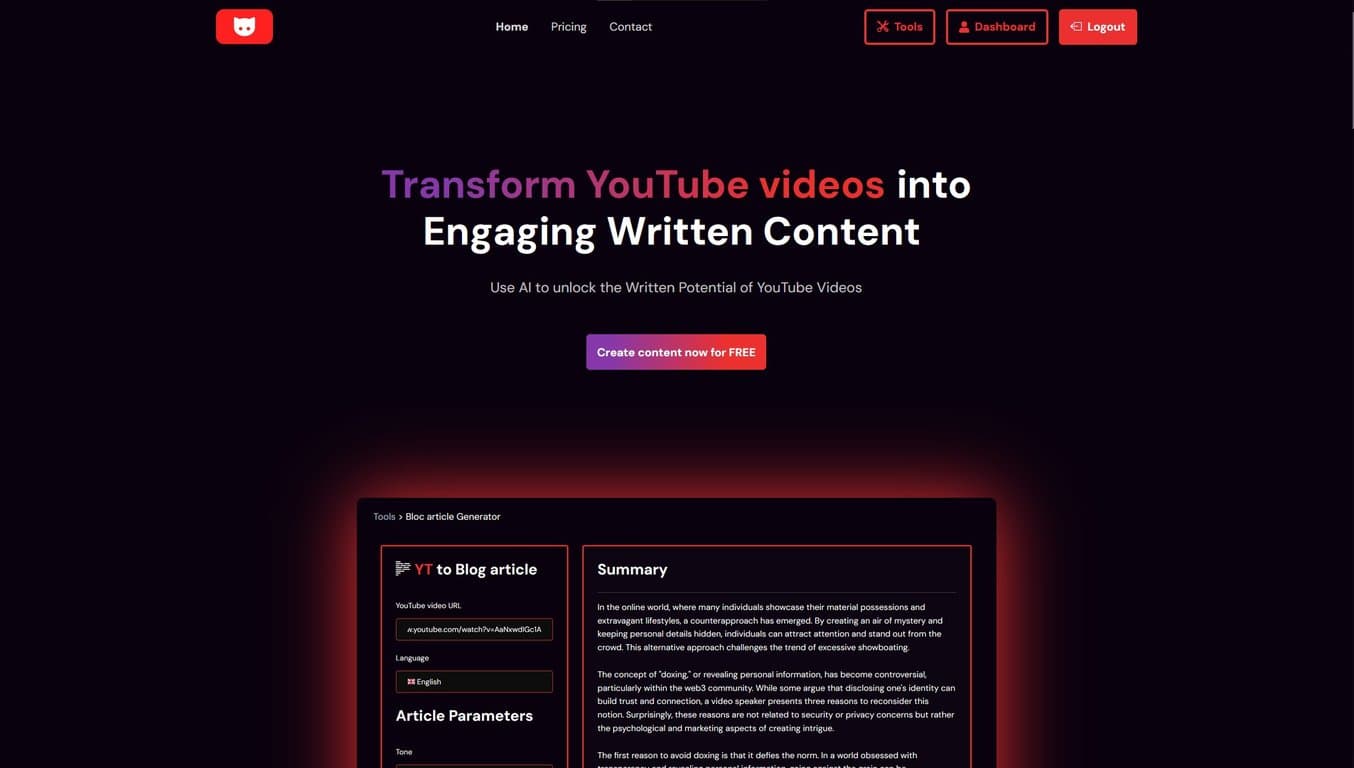 YT Copycat screenshot