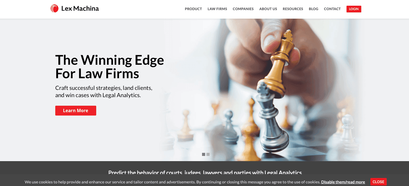 Lex Machina screenshot