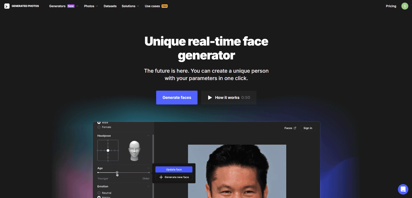 Face Generator screenshot