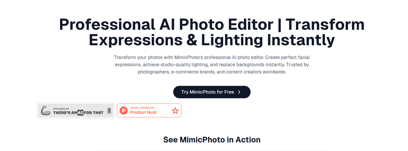 MimicPhoto screenshot