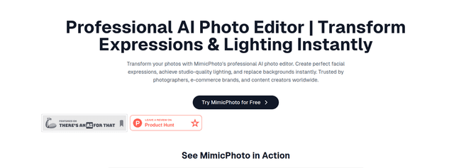 MimicPhoto screenshot 1