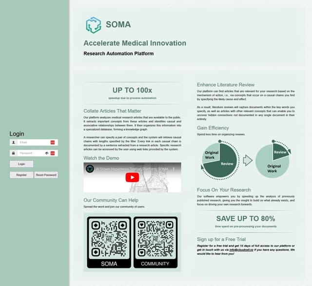 SOMA: Research Automation Platform screenshot 1