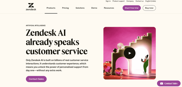 Zendesk AI screenshot 1