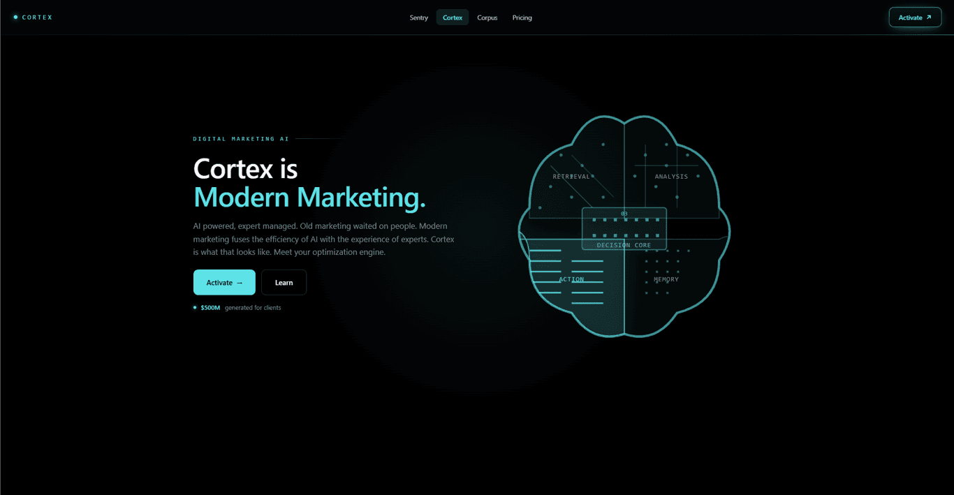 Cortex by Capconvert screenshot