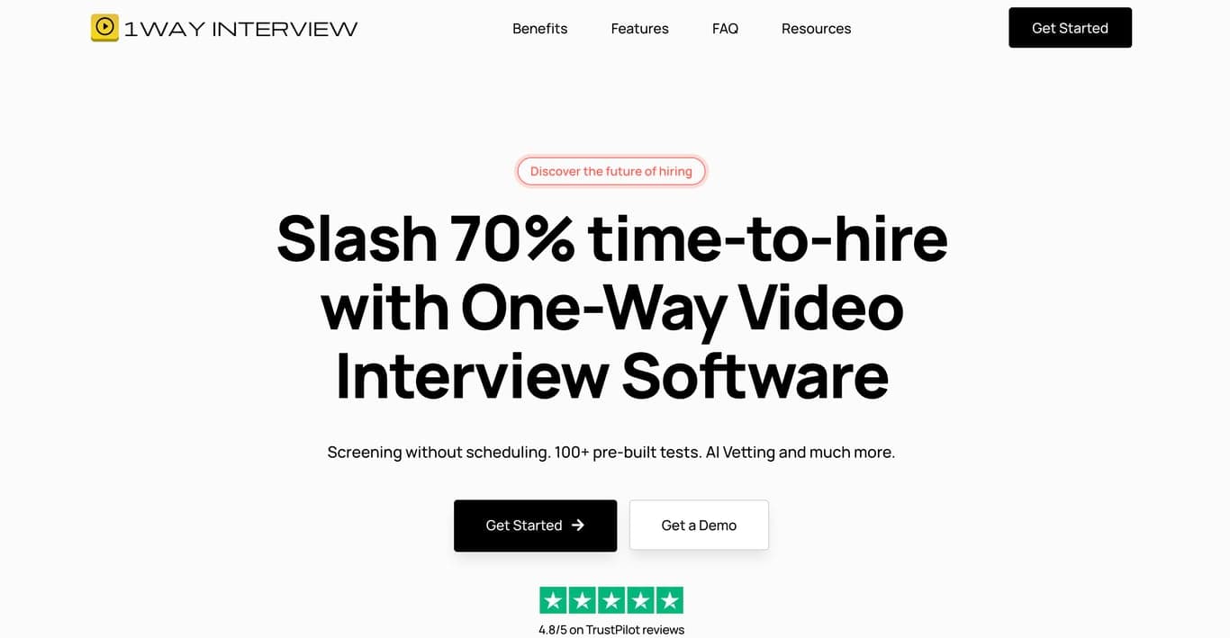 1Way Interview screenshot