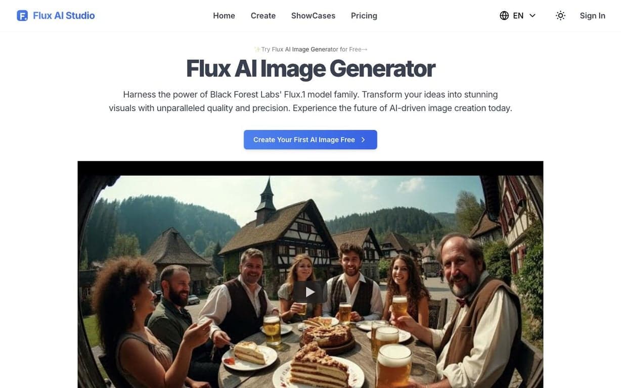 Flux AI Image Generator screenshot