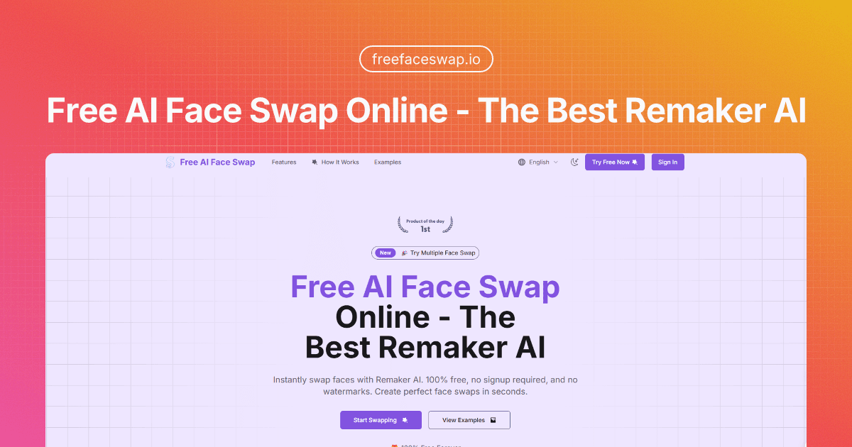 Freefaceswap screenshot