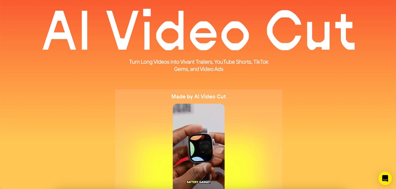 Aivideocut screenshot