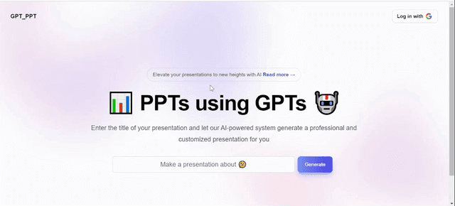GPT-PPT screenshot 1