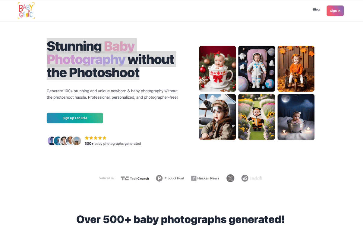 Babygenic AI screenshot