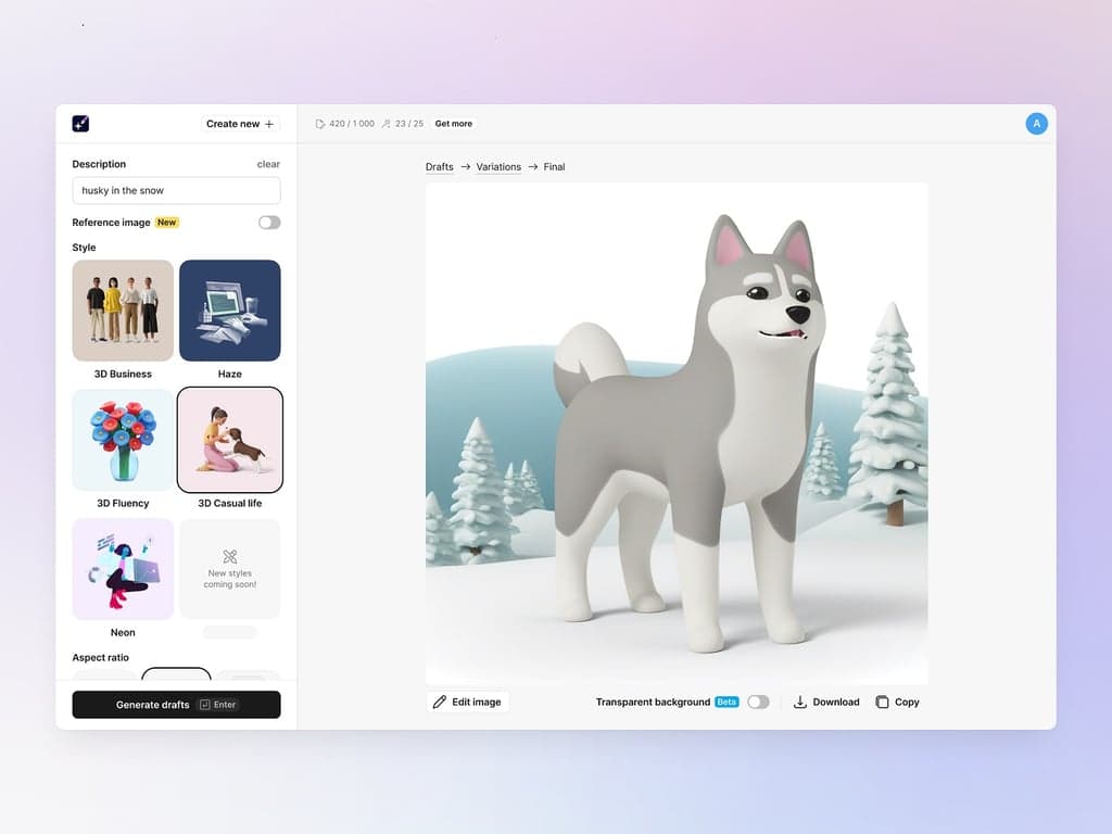 AI Illustration Generator screenshot