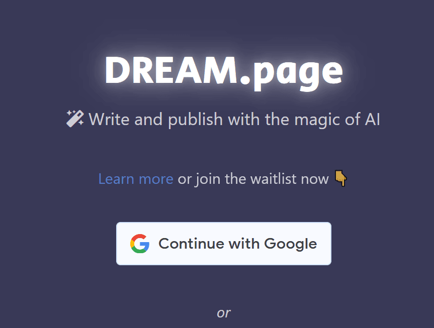 DREAM.page logo
