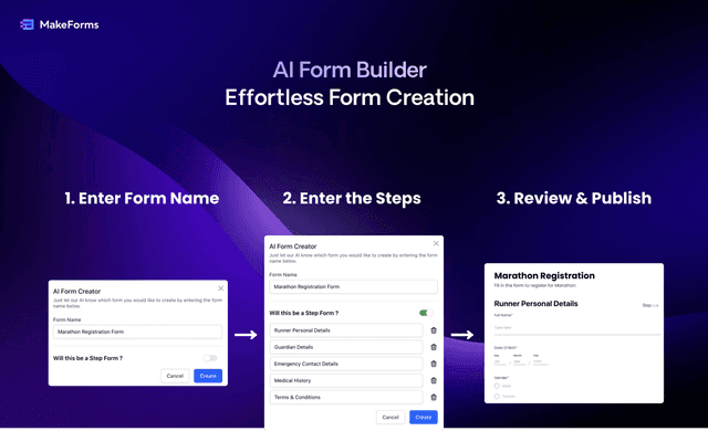 MakeForms AI Form Builder screenshot 1