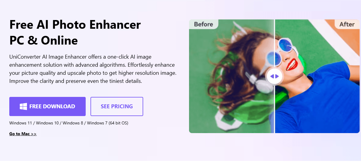 UniConverterAIImageEnhancer screenshot