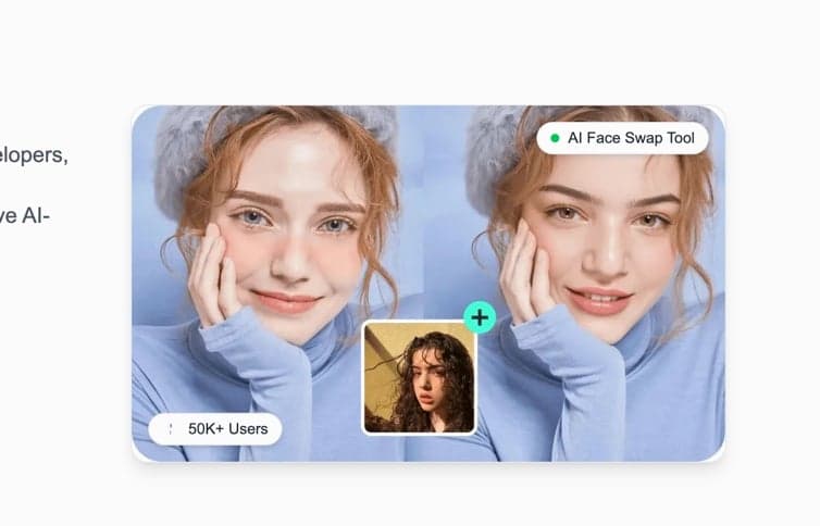 ai face swap screenshot