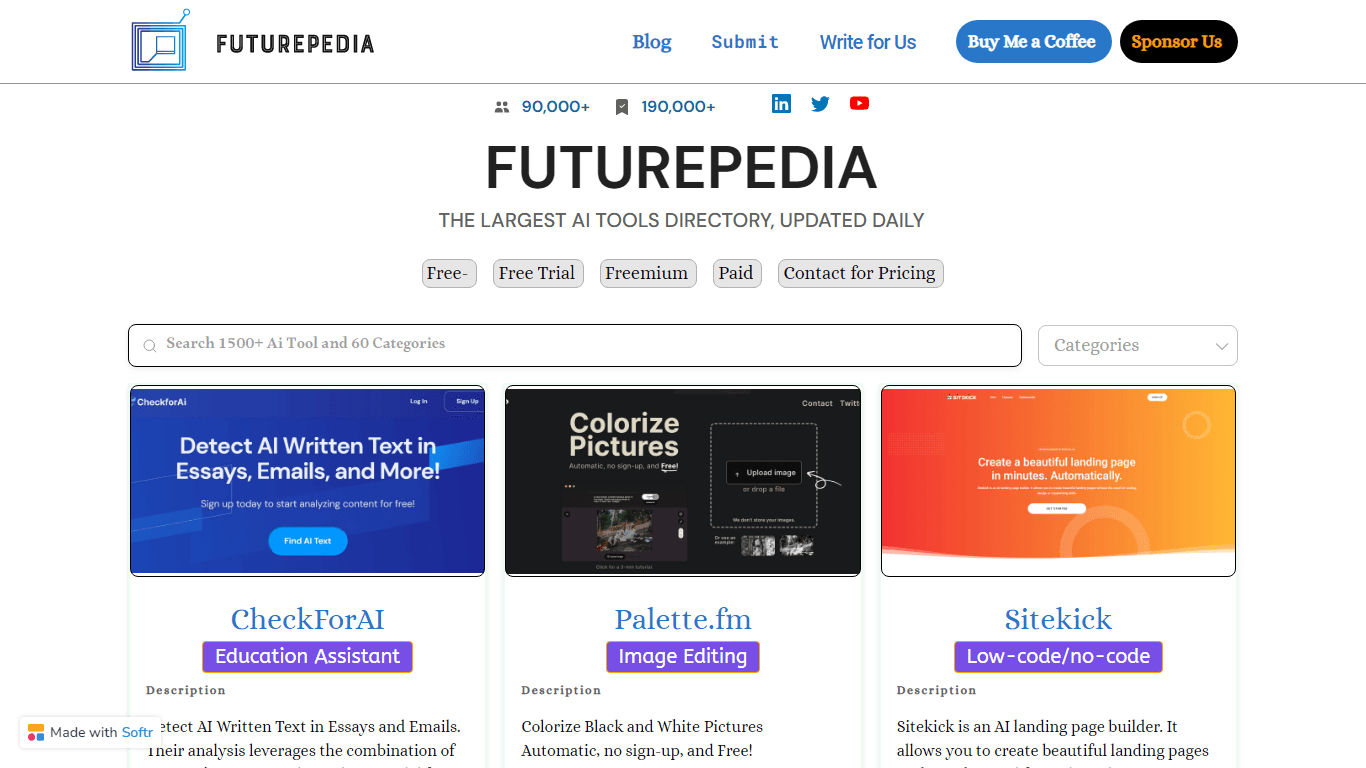 Futurepedia  screenshot