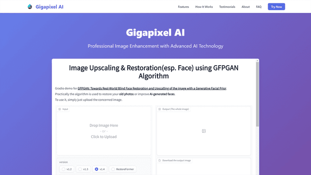 Gigapixel AI screenshot 1
