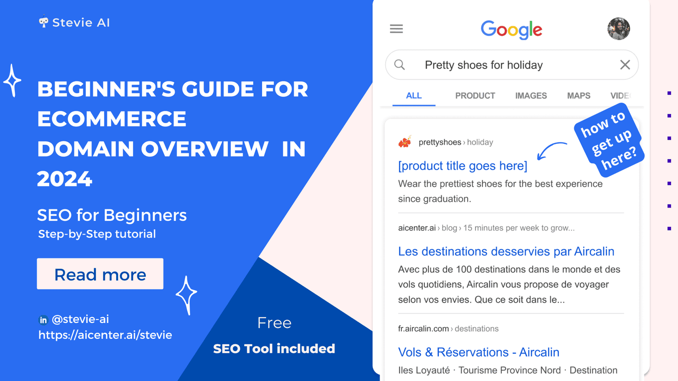 A Beginner's Guide For Ecommerce SEO Domain Overview in 2024
