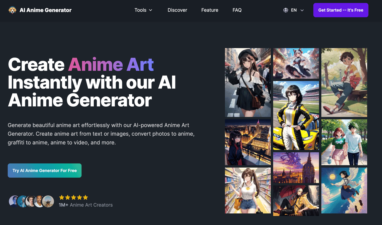 AIAnimeGenerator screenshot