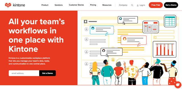Kintone screenshot 1