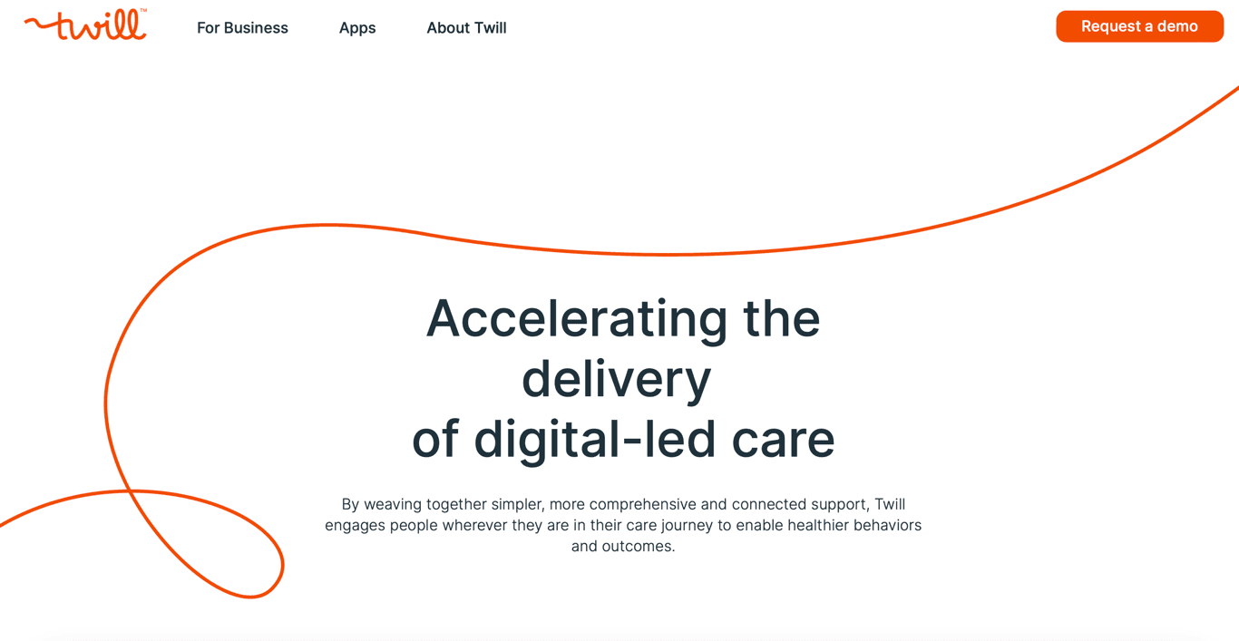 Twill Health screenshot