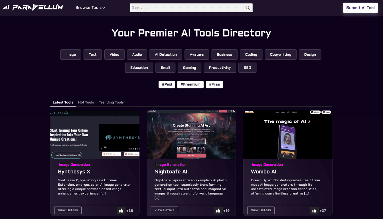 AI Parabellum screenshot