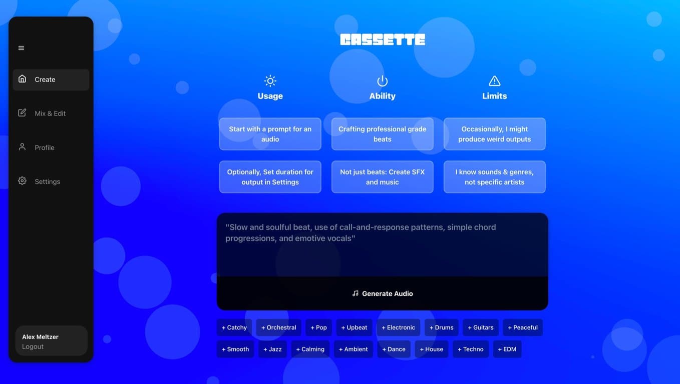 CassetteAi screenshot