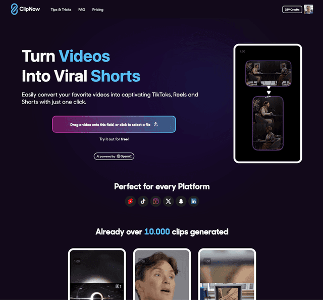 ClipNow.ai screenshot 1