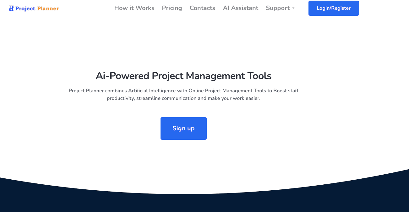 Project Planner AI screenshot
