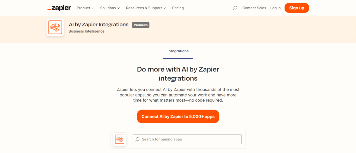 Zapier screenshot